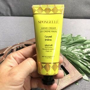 Spongelle Coconut Verbena Hand Cream 2 oz Argan Shea Macadamia SEALED EXP 3/22